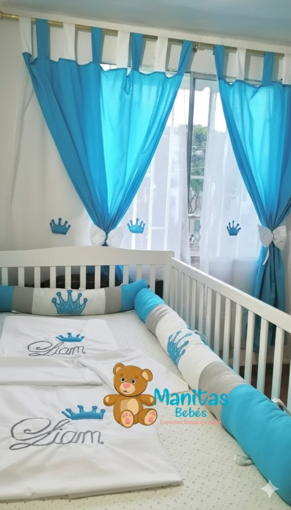 protector de cuna cilindrico 2 para bebé