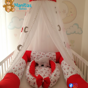 Toldillo Corona Lunas y Estrellas Colgantes