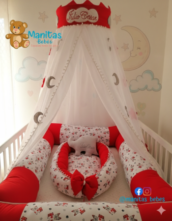 Toldillo Corona Lunas y Estrellas Colgantes