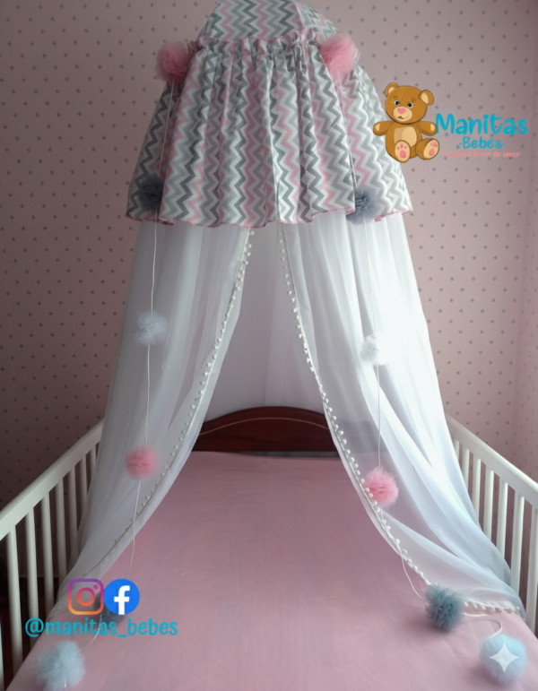 Toldillo En Sombrilla Con Capota En Tela