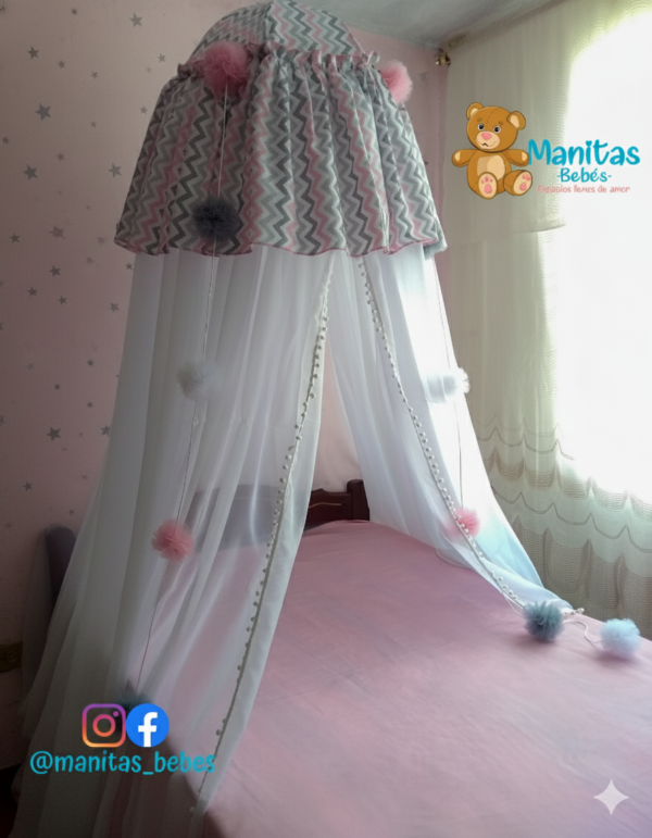 Toldillo En Sombrilla Con Capota En Tela