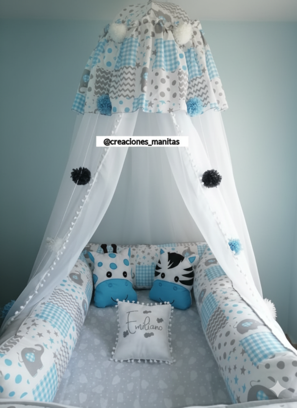 Toldillo En Sombrilla Con Capota En Tela