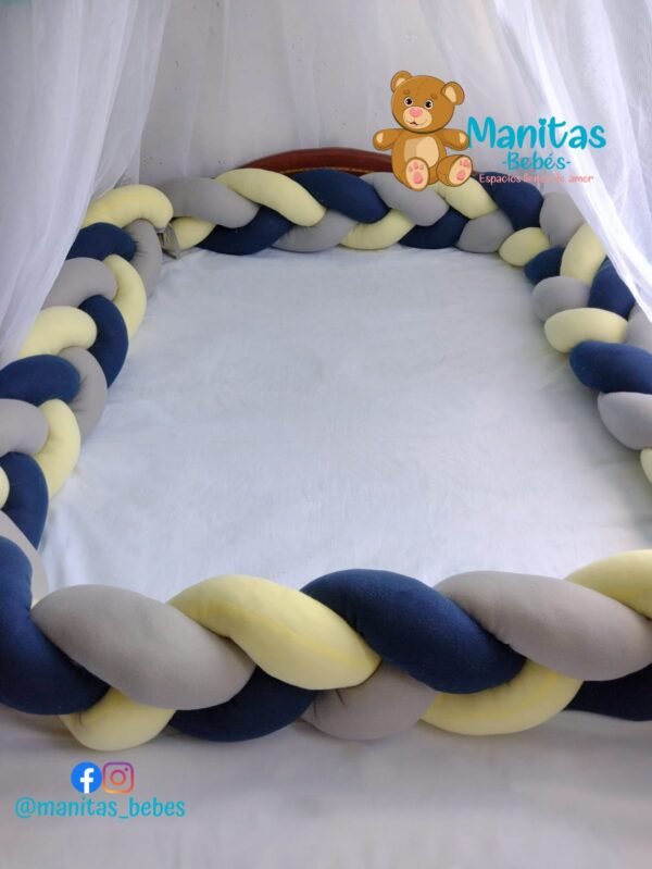 Protectores De Cuna Trenzados