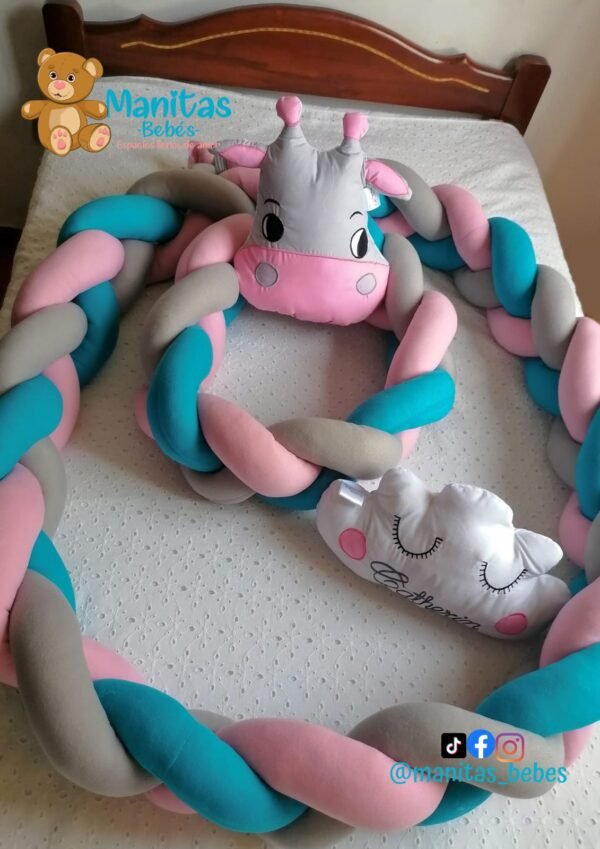 Protectores De Cuna Trenzados