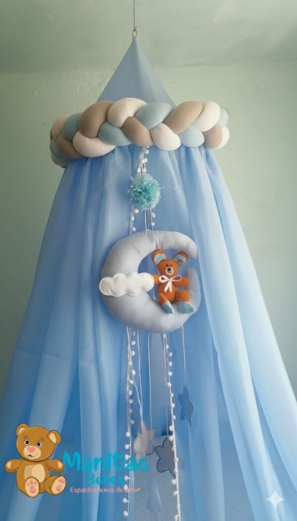 Toldillo Trenza Y Móvil Acolchado