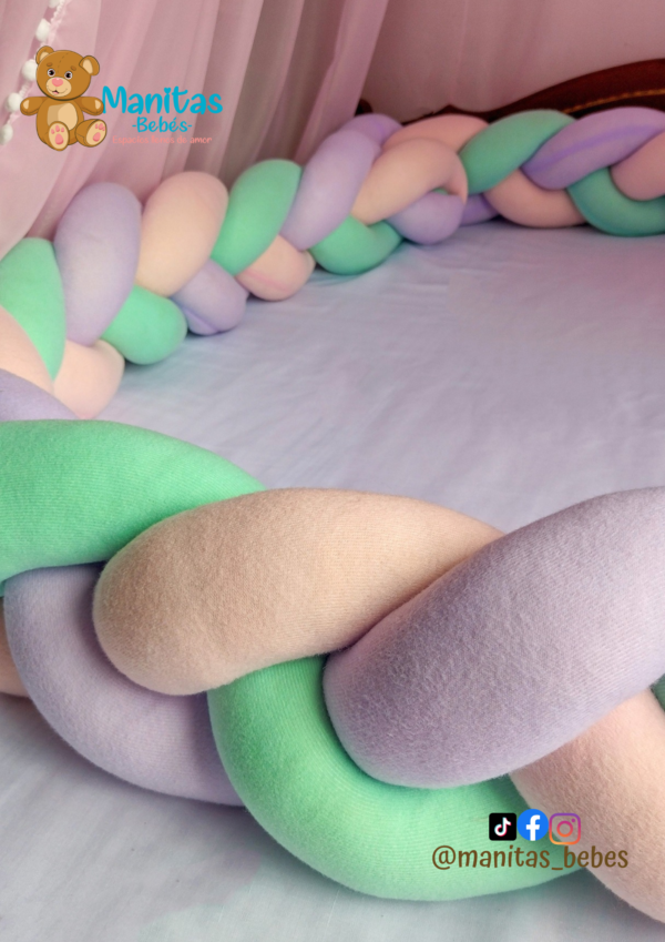 Protectores De Cuna Trenzados