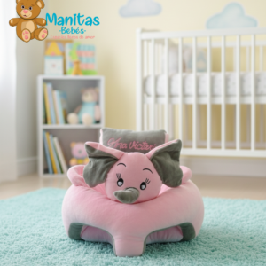 SILLON ACOLCHADO ELEFANTE ROSADO