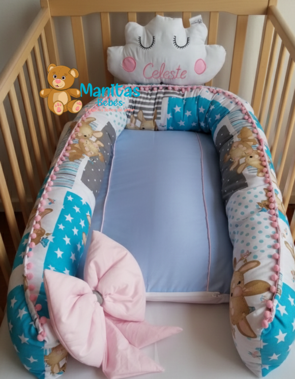 Nido Colecho En Tela Estampada