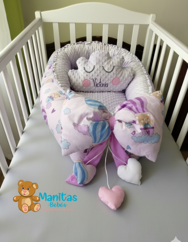 Nido Colecho En Tela Burbuja y Estampada