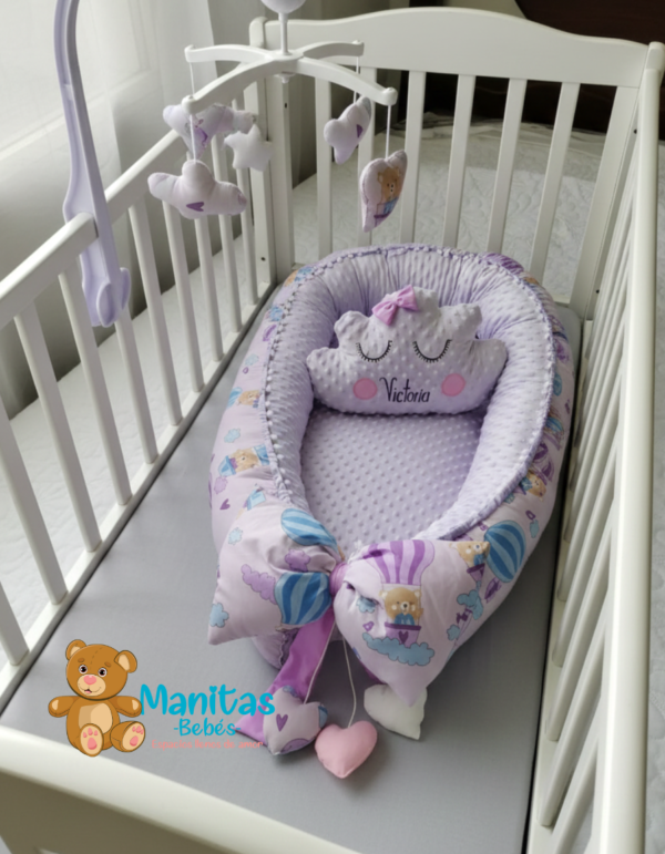 Nido Colecho En Tela Burbuja y Estampada