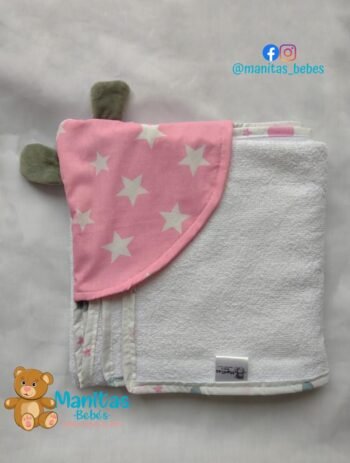 Toalla con tela en capota