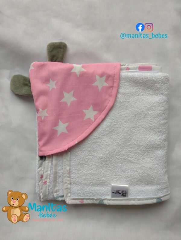 Toalla con tela en capota