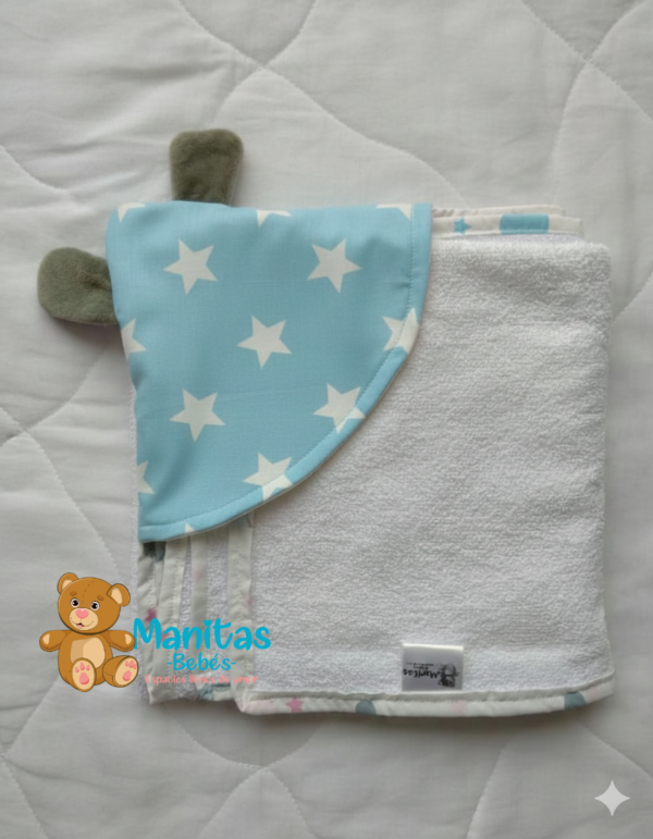 Toalla con tela en capota