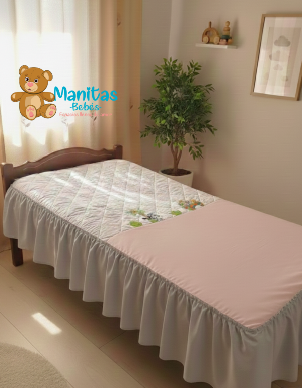 Acolchado Multicolor Animalitos de La Selva en Boleros