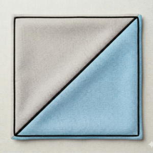 Gris Claro y Azul Celeste